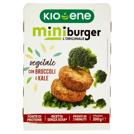 Mini Burger con Broccoli e Kale Kioene, 200 g